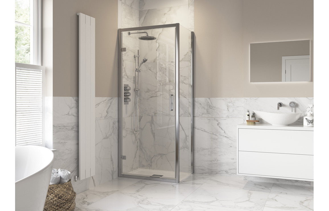 gemina-900mm-hinged-door-side-panel-chrome 1