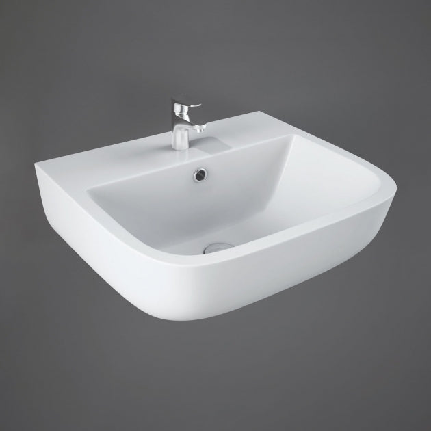 RAK Series 600 Cloakroom Basin 400mm Wide - 1 Tap Hole - Ceramic Basins