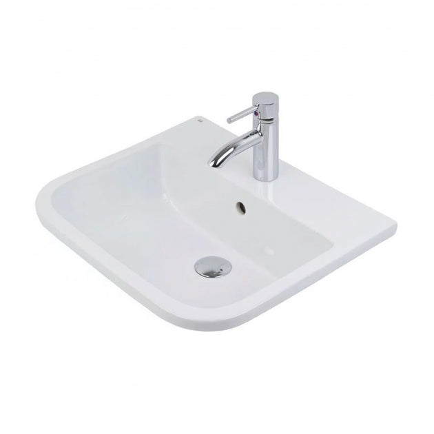 RAK Series 600 Inset Vanity Basin 500mm Wide - 1 Tap Hole