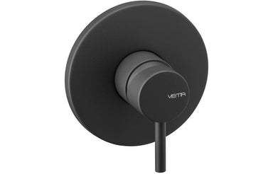 vema-maira-black-concealed-single-outlet-shower-mixer 1