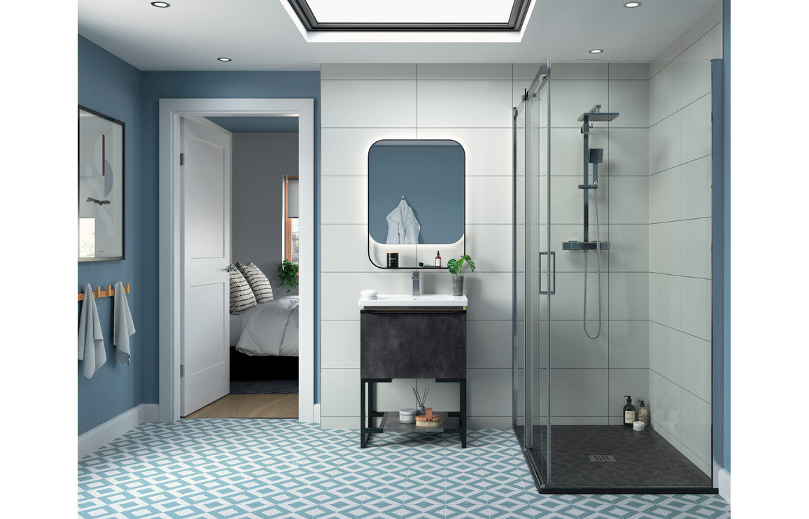 gemina-1100mm-semi-framed-sliding-door-chrome 3