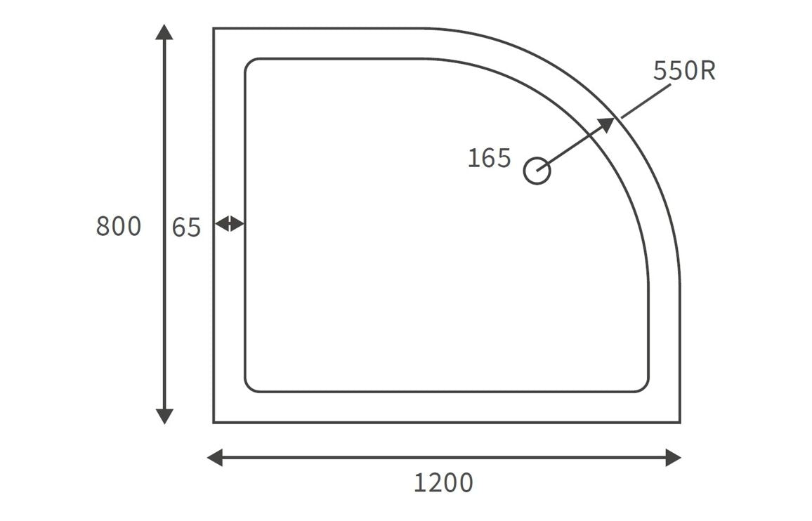 25mm-anti-slip-ultra-slim-1200mm-x-800mm-offset-quadrant-tray-waste-rh 2