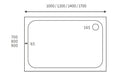 25mm-anti-slip-ultra-slim-1700x800mm-rectangular-tray-waste 2