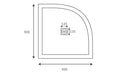25mm-ultra-slim-900mm-x-900mm-quadrant-tray-waste 2