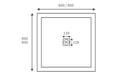 25mm-ultra-slim-800mm-x-800mm-square-tray-waste 2