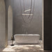 RAK Contour Freestanding Square Bath 1800mm x 800mm - Alpine White