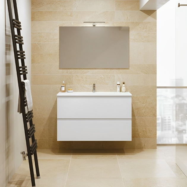 RAK Resort 650mm 2-Drawer Wall Hung Vanity Unit
