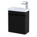 RAK Resort 450mm 1-Door Wall Hung Vanity Unit - Black