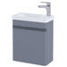 RAK Resort 450mm 1-Door Wall Hung Vanity Unit - Grey