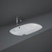 RAK Variant Oval Undermount Countertop Basin 600mm Wide - Tap Hole