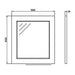 RAK Washington Framed Bathroom Mirror - 650mm H x 585mm W - Cappuccino