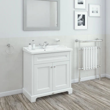 RAK Washington Framed Bathroom Mirror - 650mm H x 785mm W - White